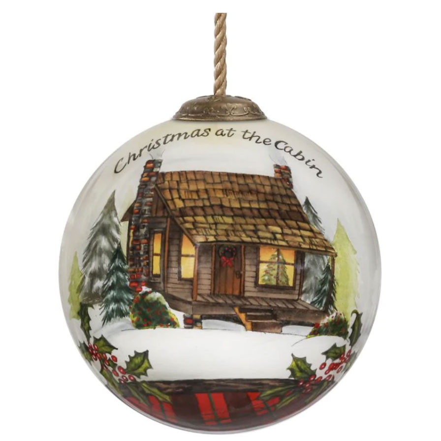 inner beauty country cabin christmas ornament
