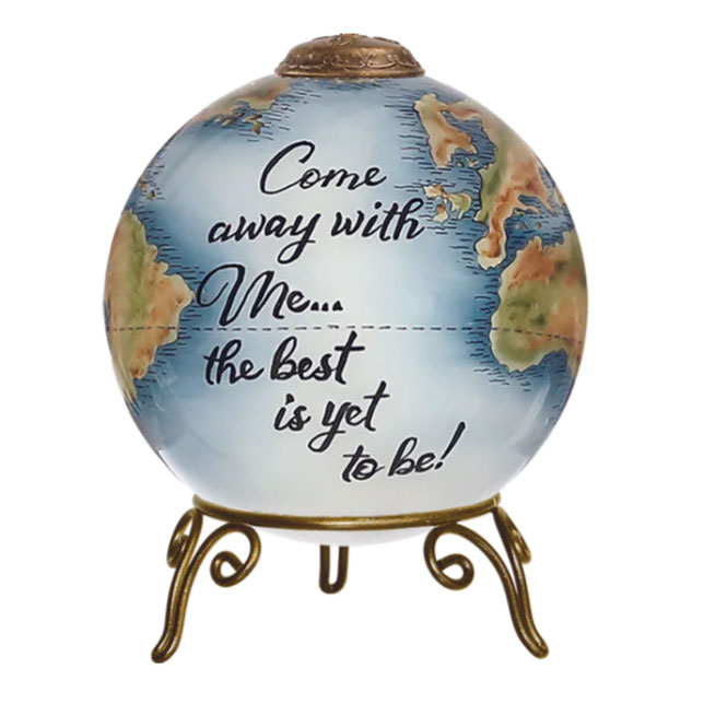 inner beauty come away we me map display ornament